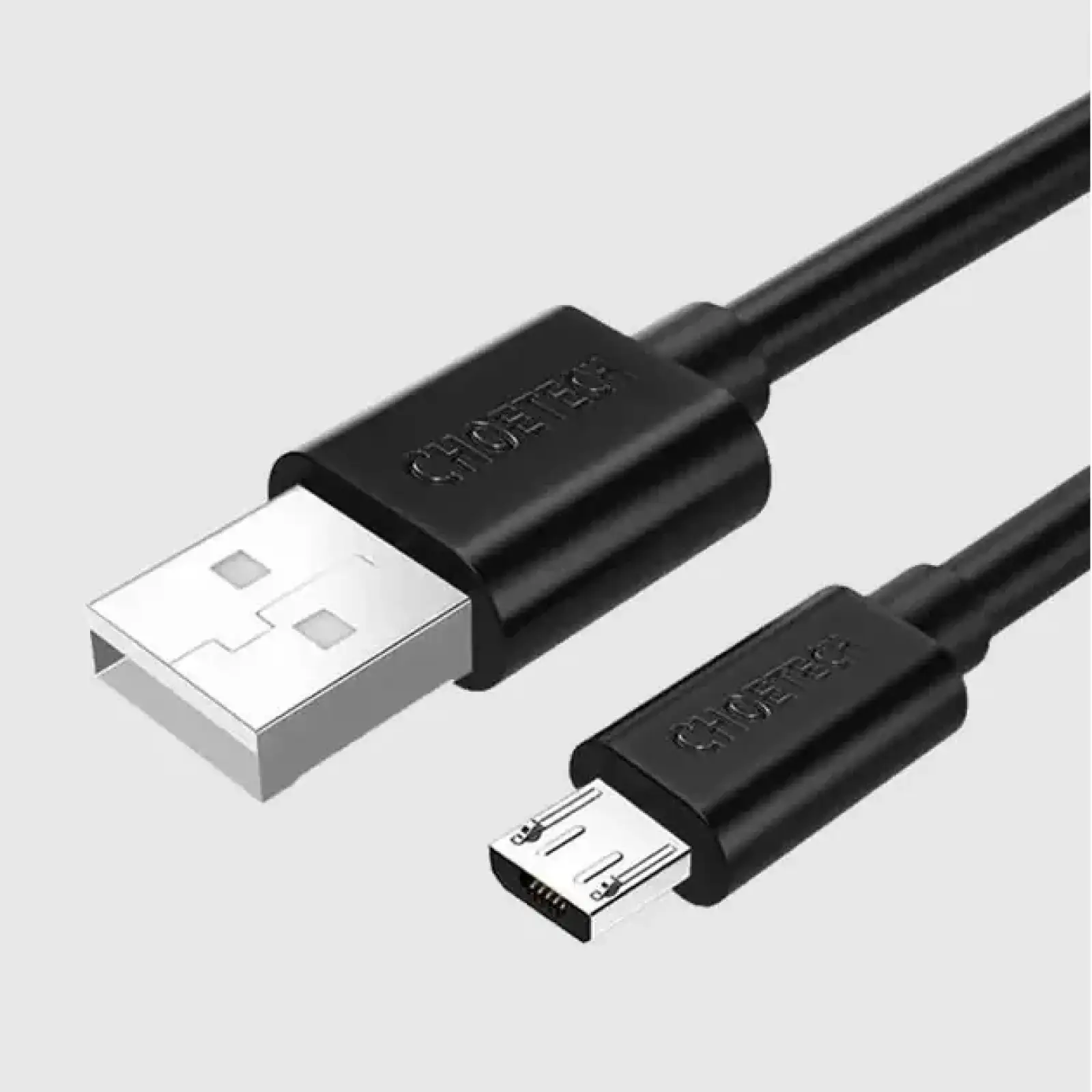 Кабель Choetech USB - micro USB (M/M), 1.2 м, Black (AB003) UA
