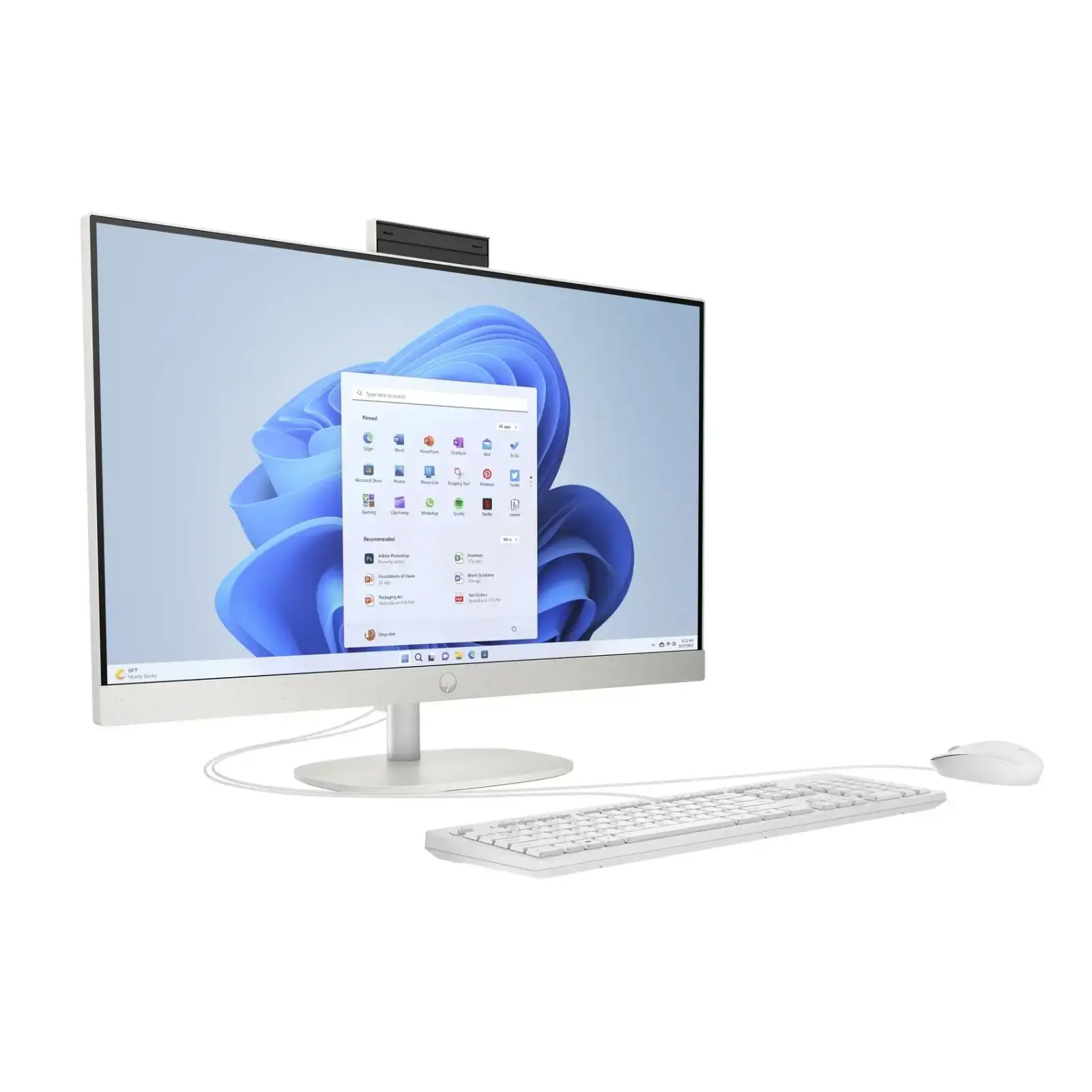 Моноблок HP All-in-One 27-cr0057ua (BV7Y5EA) White UA