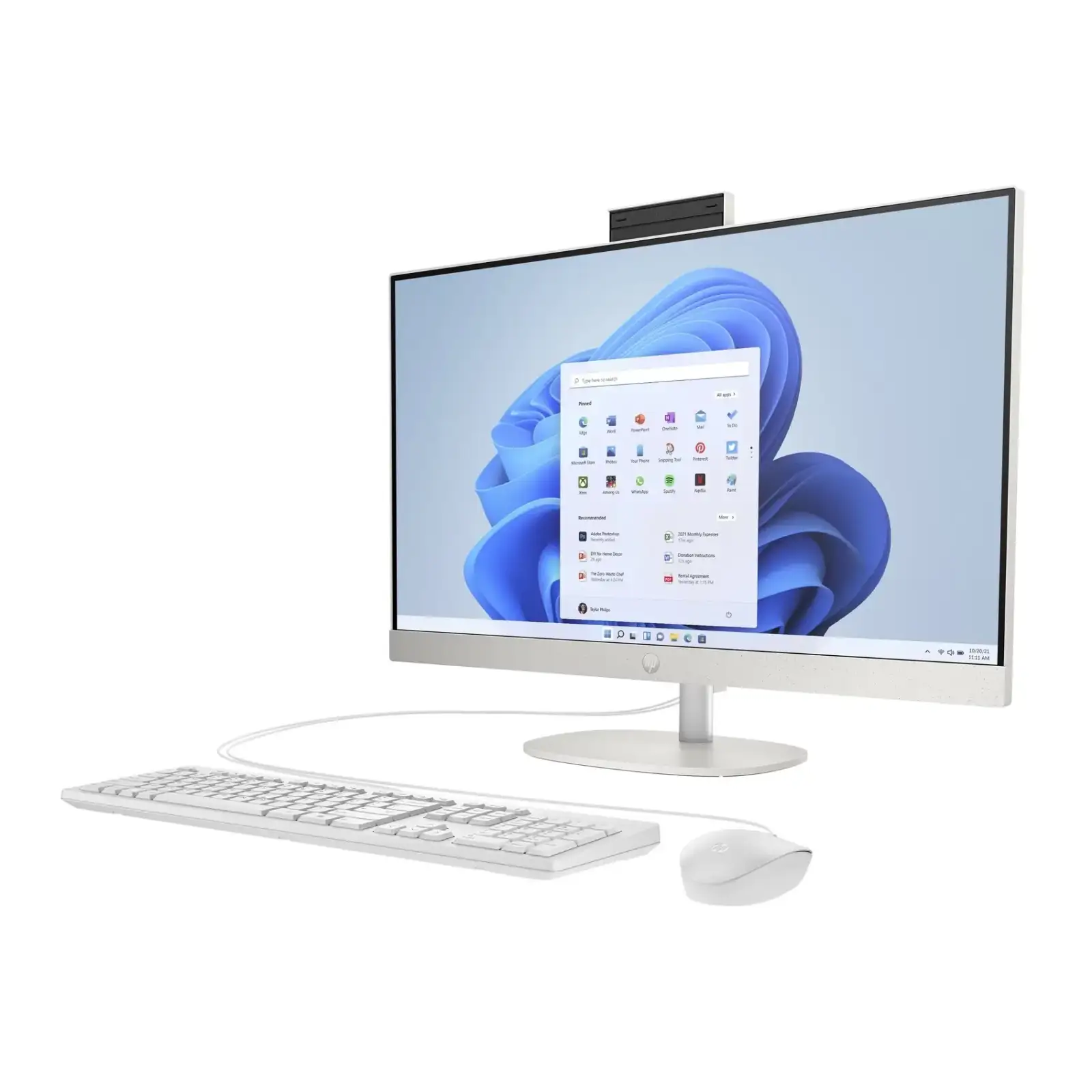 Моноблок HP All-in-One 27-cr0057ua (BV7Y5EA) White UA
