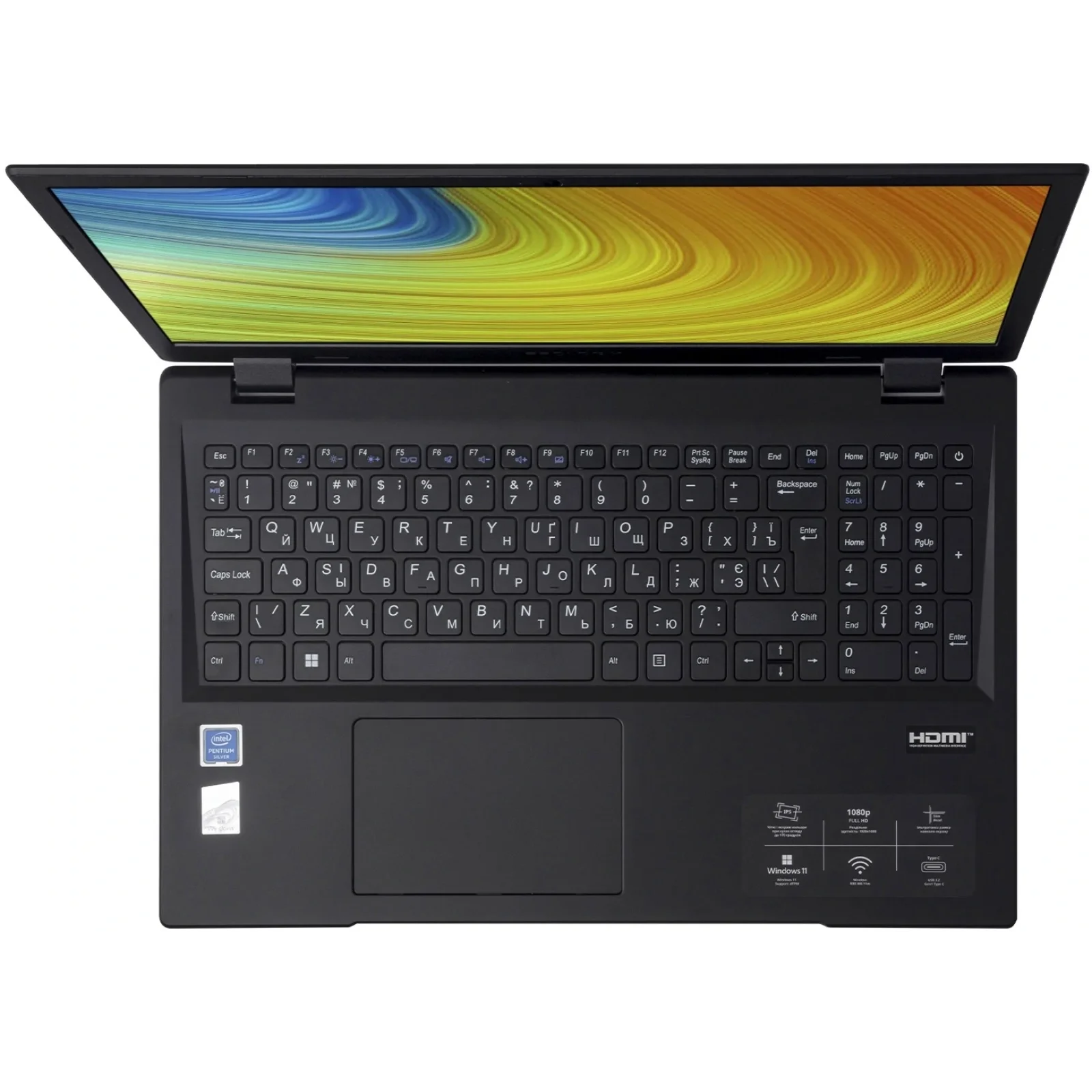 Ноутбук Prologix М15-710 (PLN15.CN4.8.S2.W11.006) Black UA