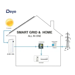 Інвертор гібридний All-in-one 6kW Deye AI-W5.1-6P1-EU-B, однофазний (складова комплекту) UA