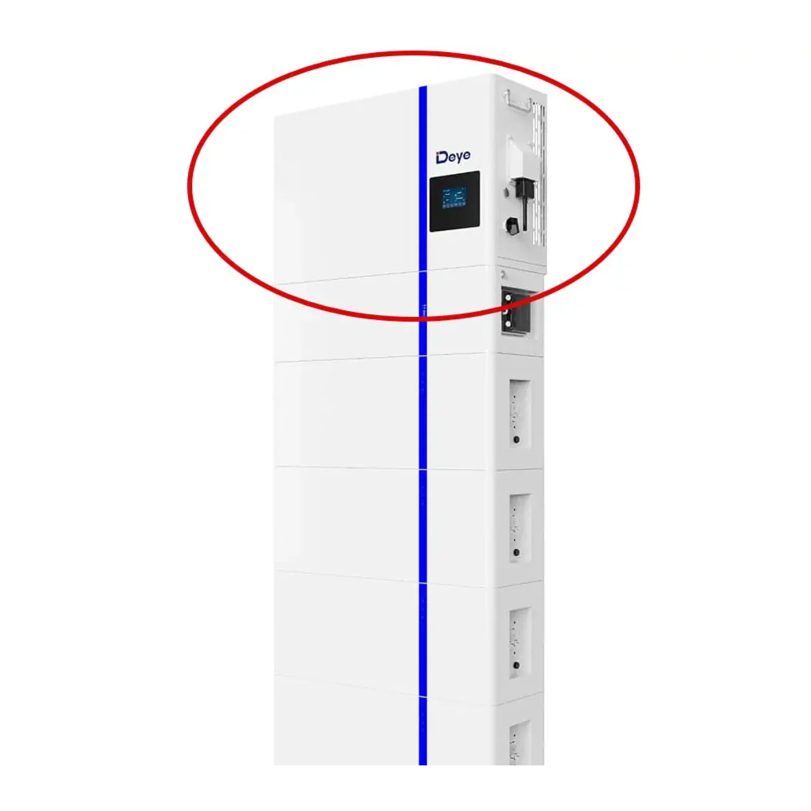 Інвертор гібридний All-in-one 6kW Deye AI-W5.1-6P1-EU-B, однофазний (складова комплекту) UA
