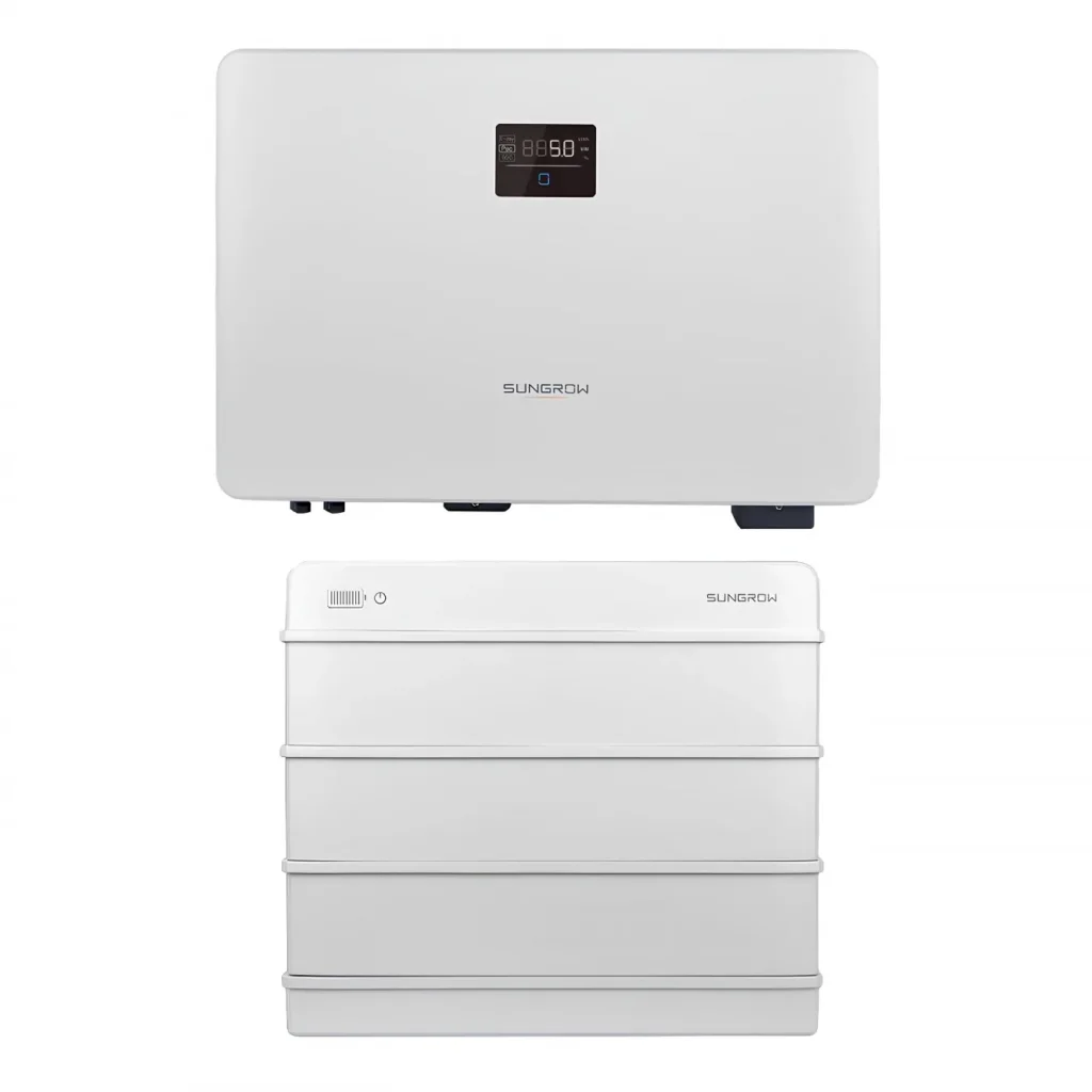 Комплект инвертор гибридный Sungrow SH6.0RS 6кВт + Аккумуляторная батарея SBR064 6,4кВт*ч (SH6.0RS+SBR064-Set) UA