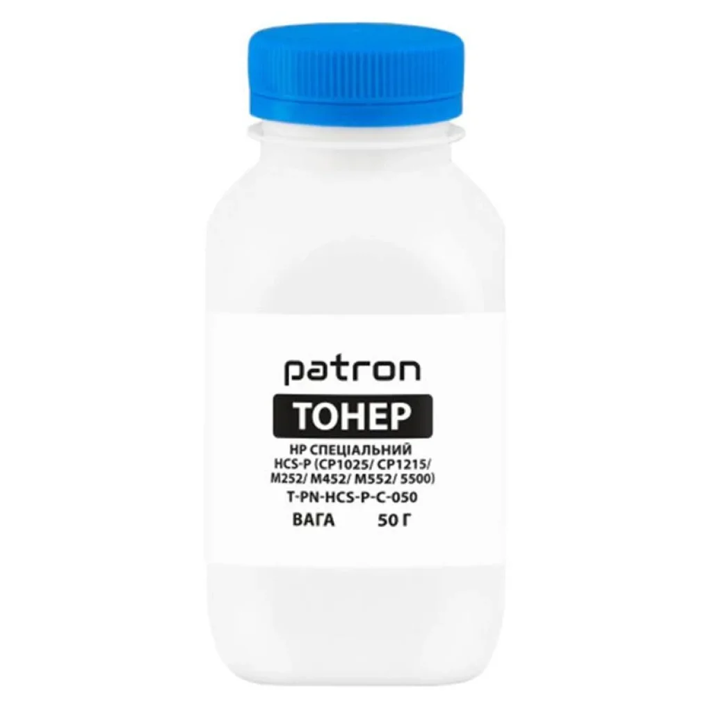Тонер Patron (PN-HCS-P-C-050) HP Special HCS-P Cyan, 50 г UA