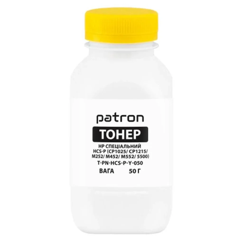 Тонер Patron (PN-HCS-P-Y-050) HP Special HCS-P Yellow, 50 г UA