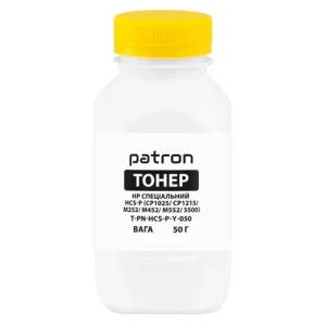 Тонер Patron (PN-HCS-P-Y-050) HP Special HCS-P Yellow, 50 г UA