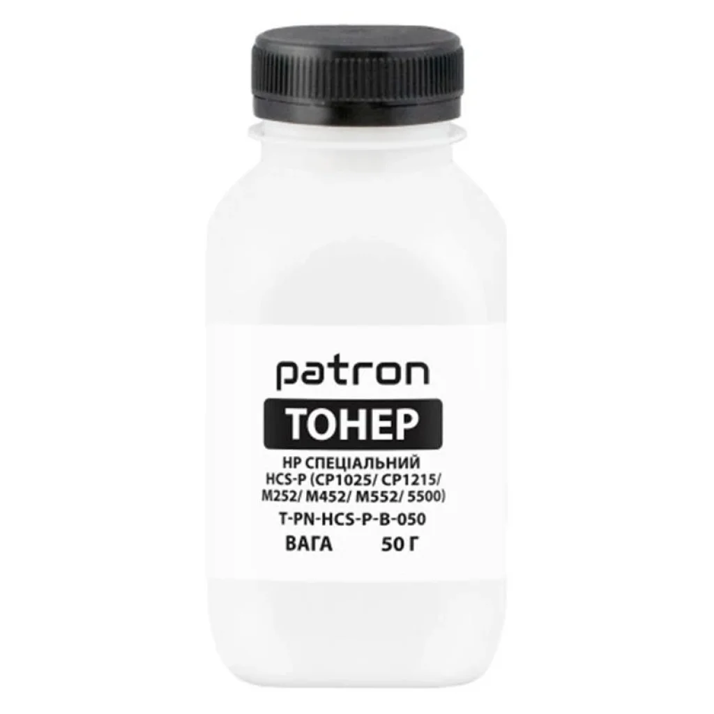 Тонер Patron (PN-HCS-P-B-050) HP Special HCS-P Black, 50 г UA