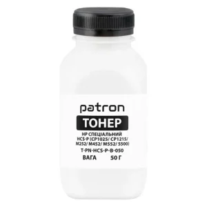 Тонер Patron (PN-HCS-P-B-050) HP Special HCS-P Black, 50 г UA