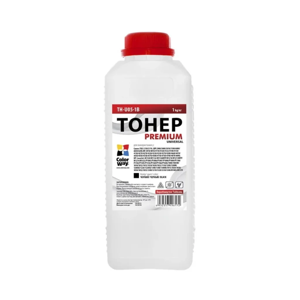 Тонер CW (TH-U05-1B) HP LJ P1005/1102/1010/2035 Premium Universal 1000 г UA