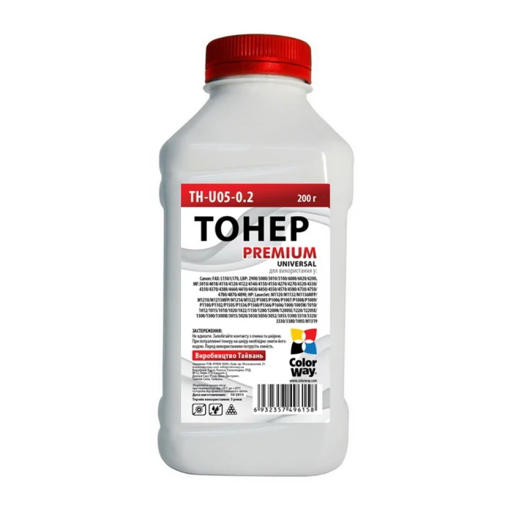 Тонер CW (TH-U05-0.2) HP LJ P1005/1102/1010/2035 Premium Universal 200 г UA