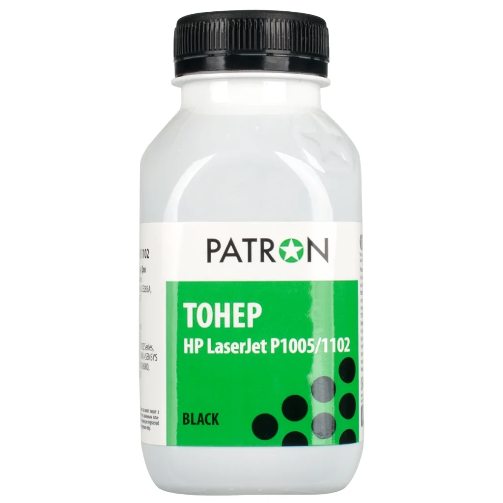 Тонер Patron (PN-HLJP1102-080) HP LJ P1005/1102 Black, 80 г UA