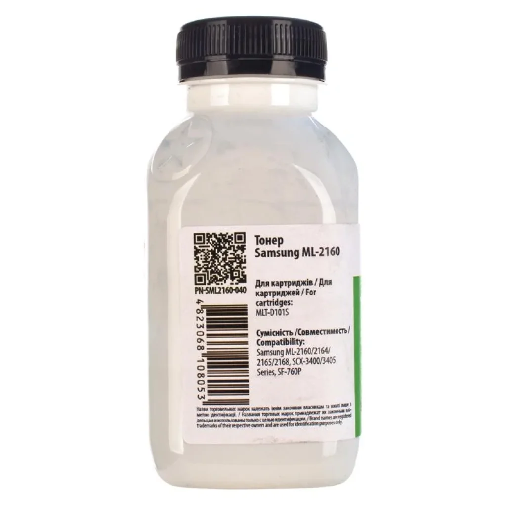 Тонер Patron (PN-SML2160-040) Samsung ML-2160/SL-M2020 Black, 40 г UA