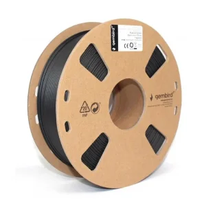 Филамент пластик Gembird для 3D-принтера 3DP-PLA 1.75 мм 1 кг, чёрный (3DP-PLA+1.75-02-BK) UA