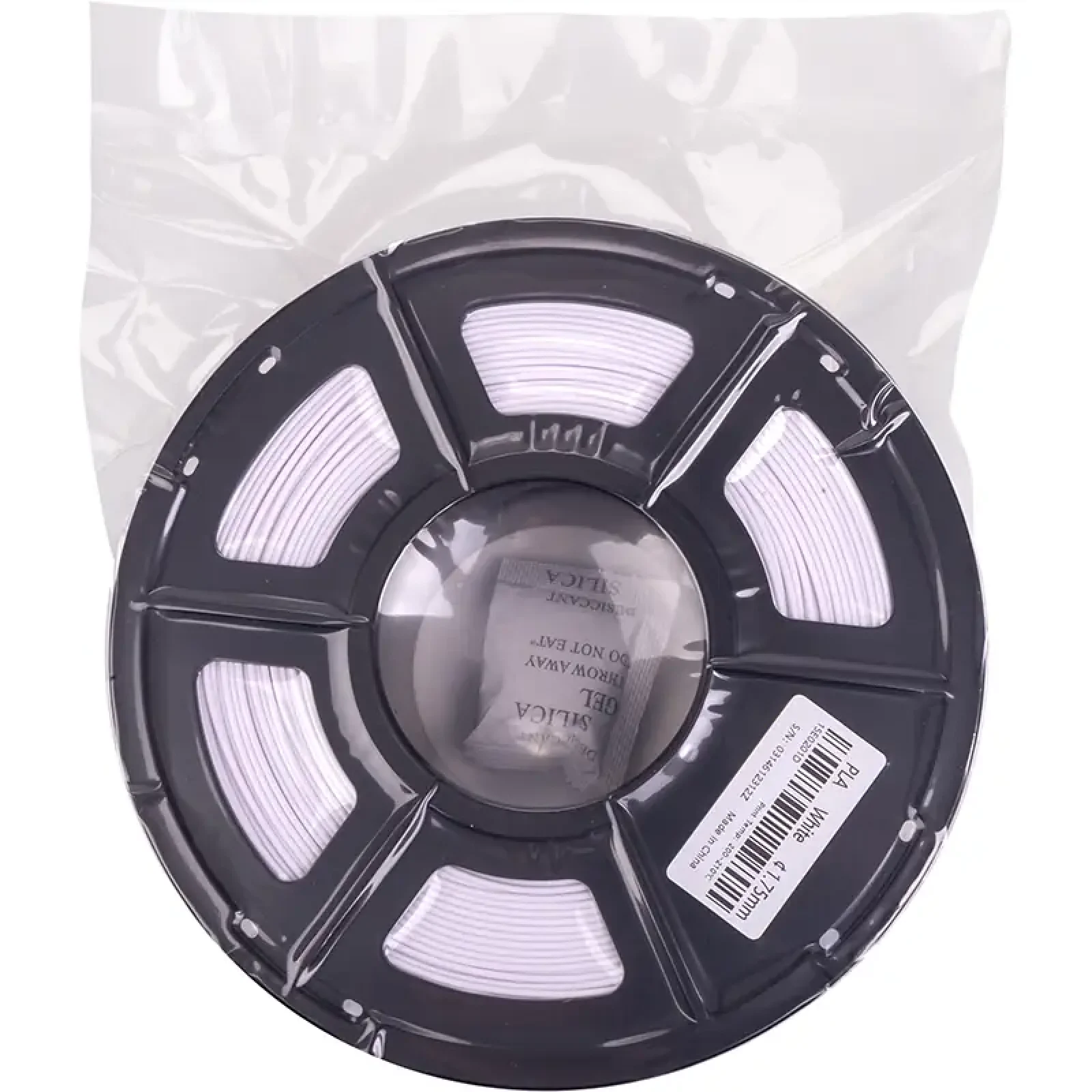 PLA-пластик PowerPlant Filament для 3D-принтера 1.75 мм 1 кг, белый (PT812950) UA