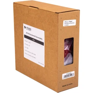 PLA-пластик PowerPlant Filament для 3D-принтера 1.75 мм 1 кг, красный (PT812967) UA