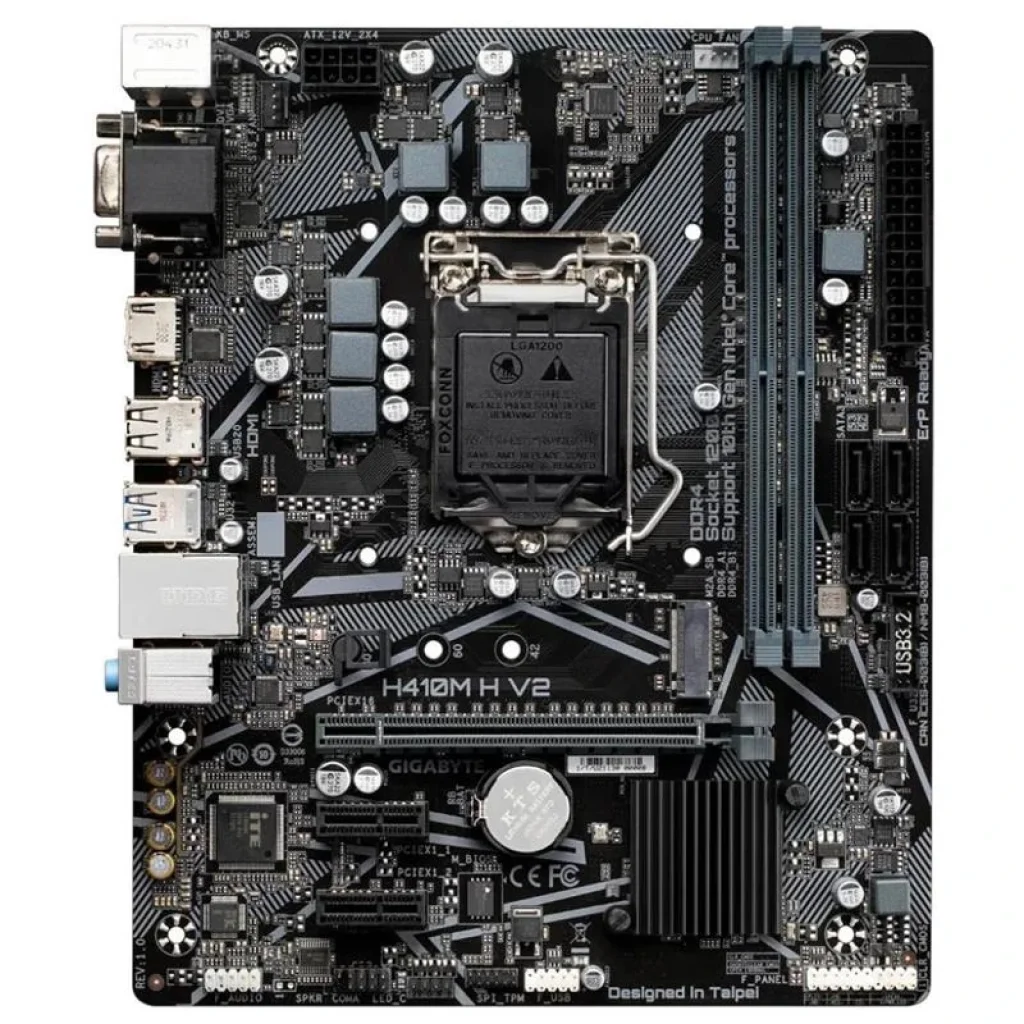 Материнская плата Gigabyte H410M H V2 Socket 1200 UA
