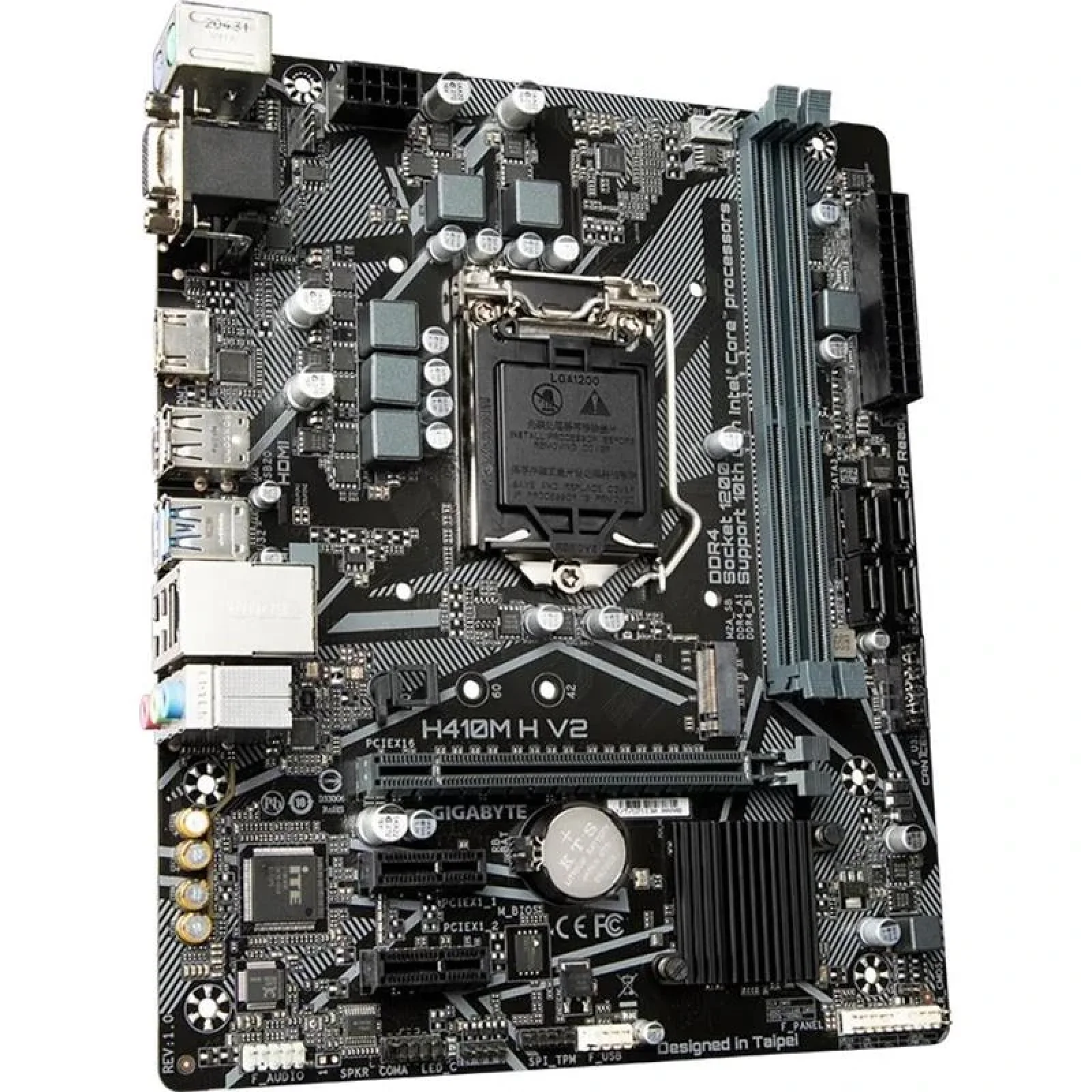 Материнская плата Gigabyte H410M H V2 Socket 1200 UA