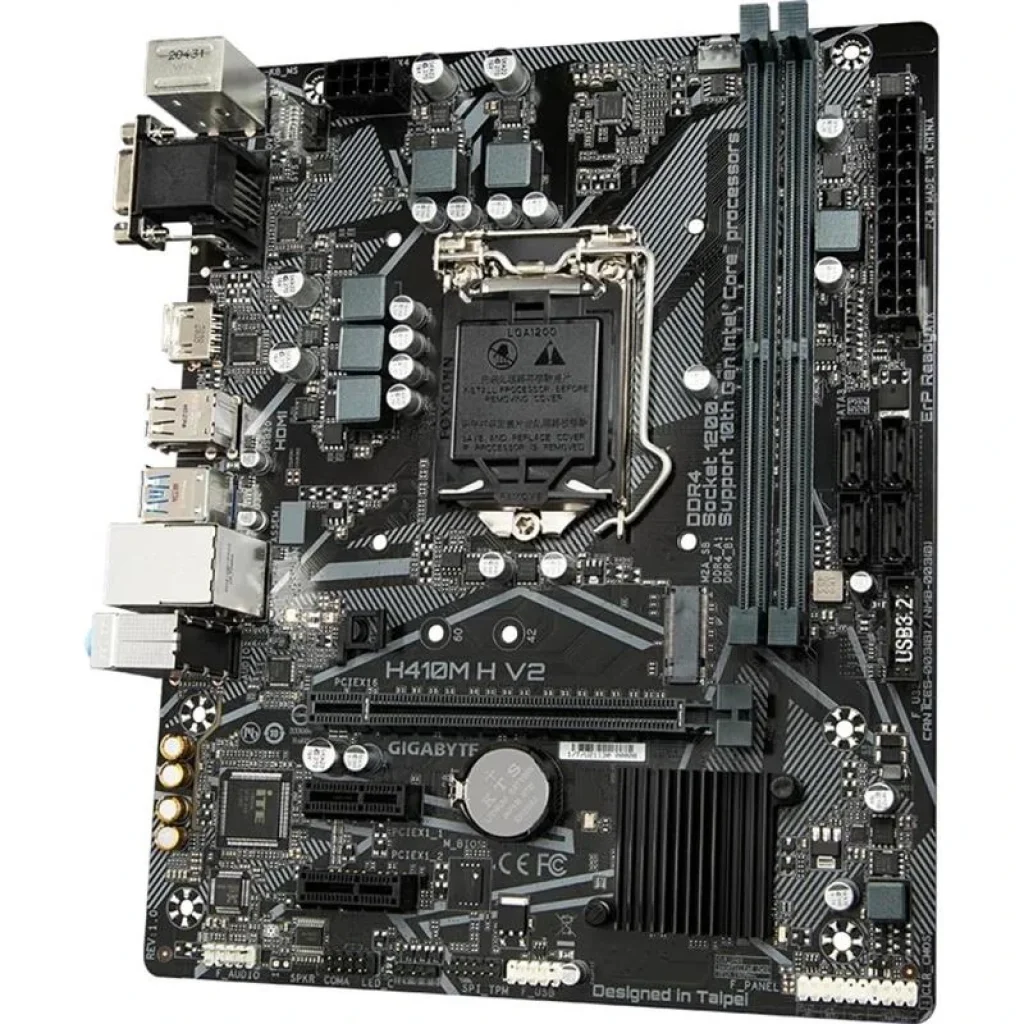 Материнская плата Gigabyte H410M H V2 Socket 1200 UA