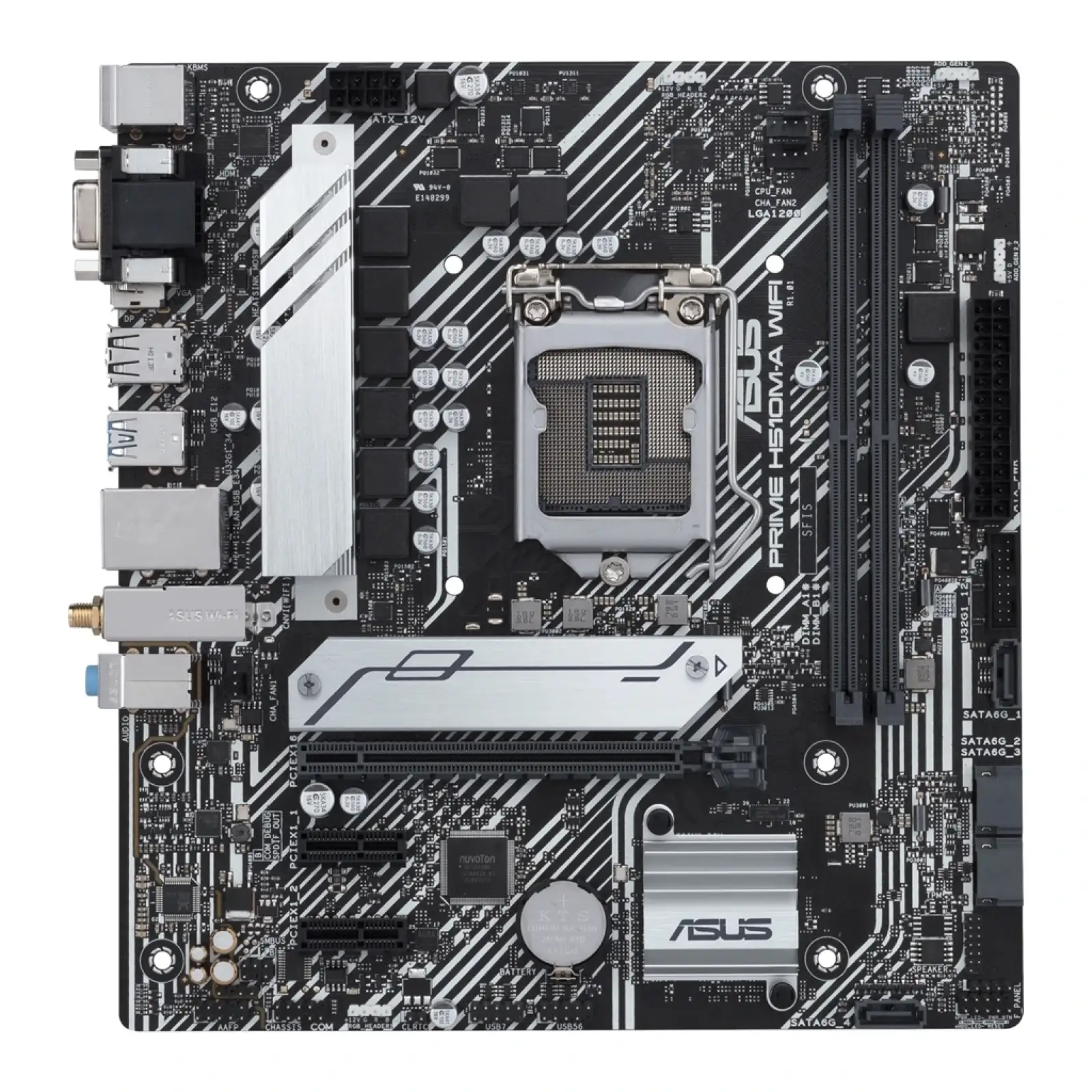 Материнская плата Asus Prime H510M-A WiFi Socket 1200 UA
