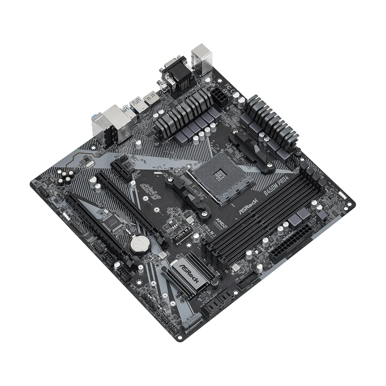 Материнская плата ASRock B450M Pro4 R2.0 Socket AM4 UA