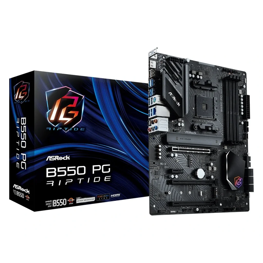 Материнська плата ASRock B550 PG Riptide Socket AM4 UA