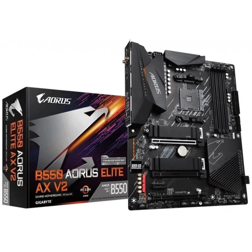 Материнская плата Gigabyte B550 Aorus Elite AX V2 Socket AM4 UA