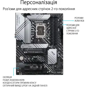 Материнська плата Asus Prime Z690-P D4-CSM Socket 1700 UA