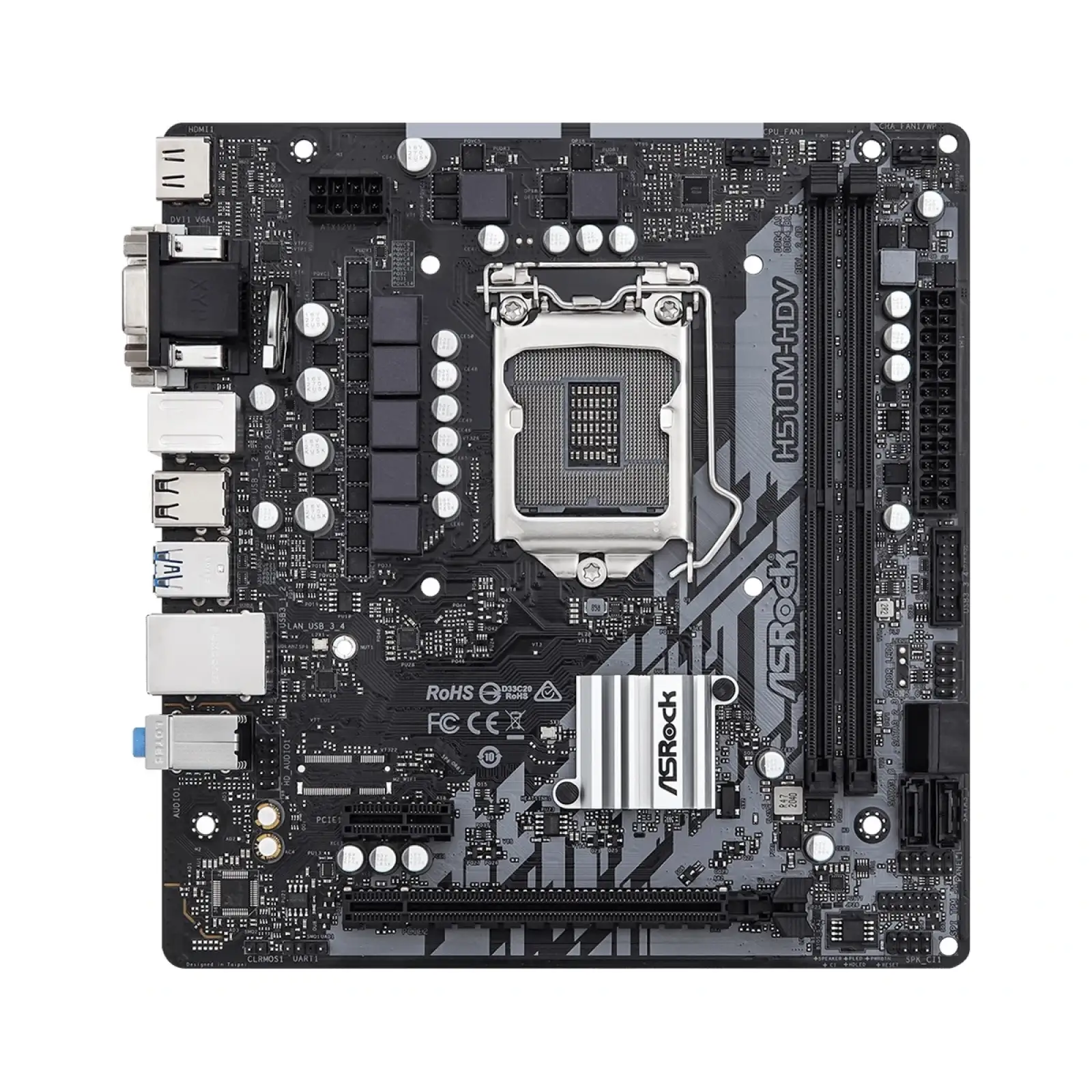 Материнська плата ASRock H510M-HDV R2.0 Socket 1200 UA