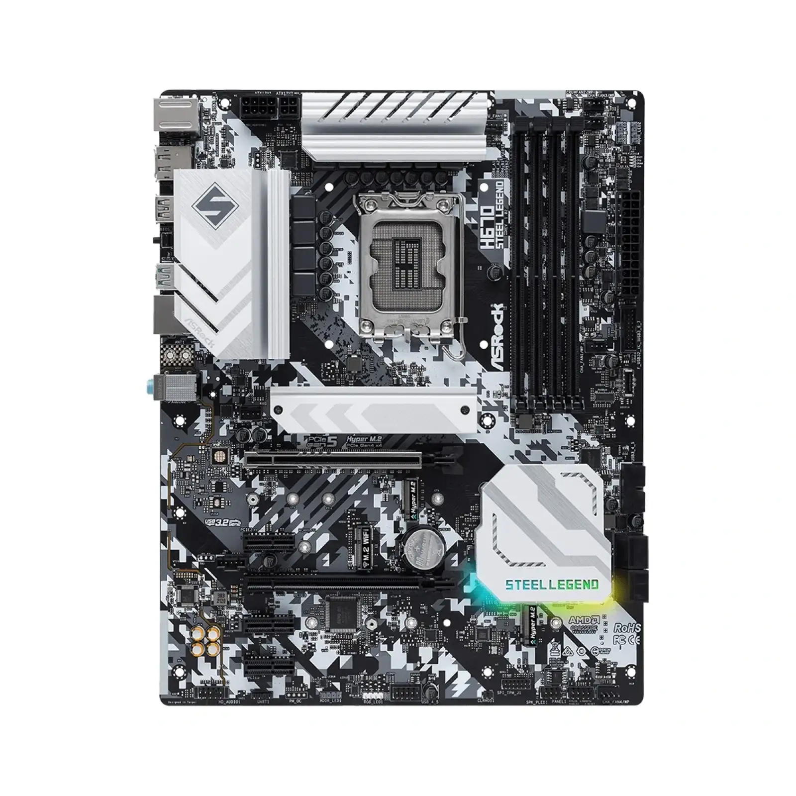 Материнська плата ASRock H670 Steel Legend Socket 1700 UA