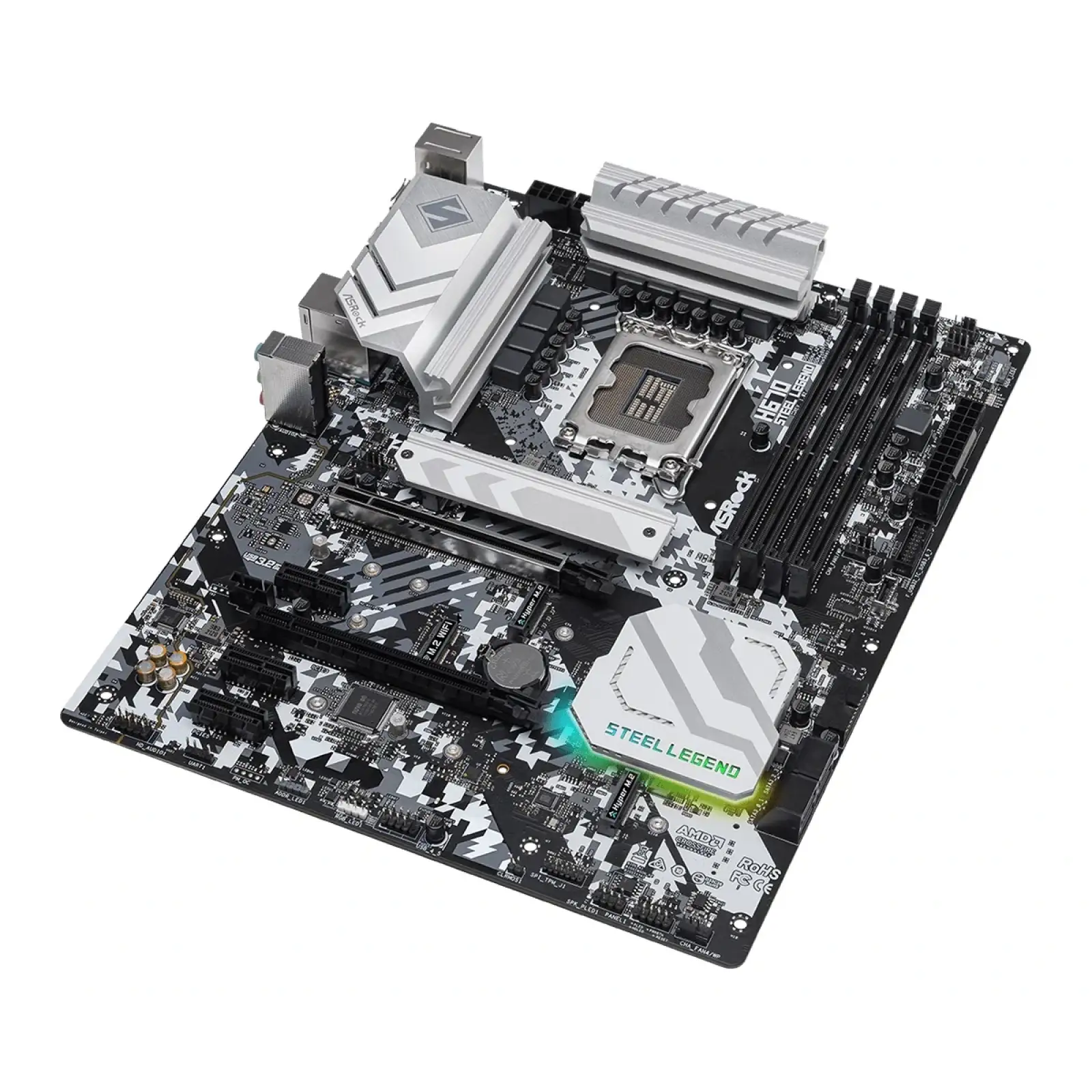 Материнська плата ASRock H670 Steel Legend Socket 1700 UA