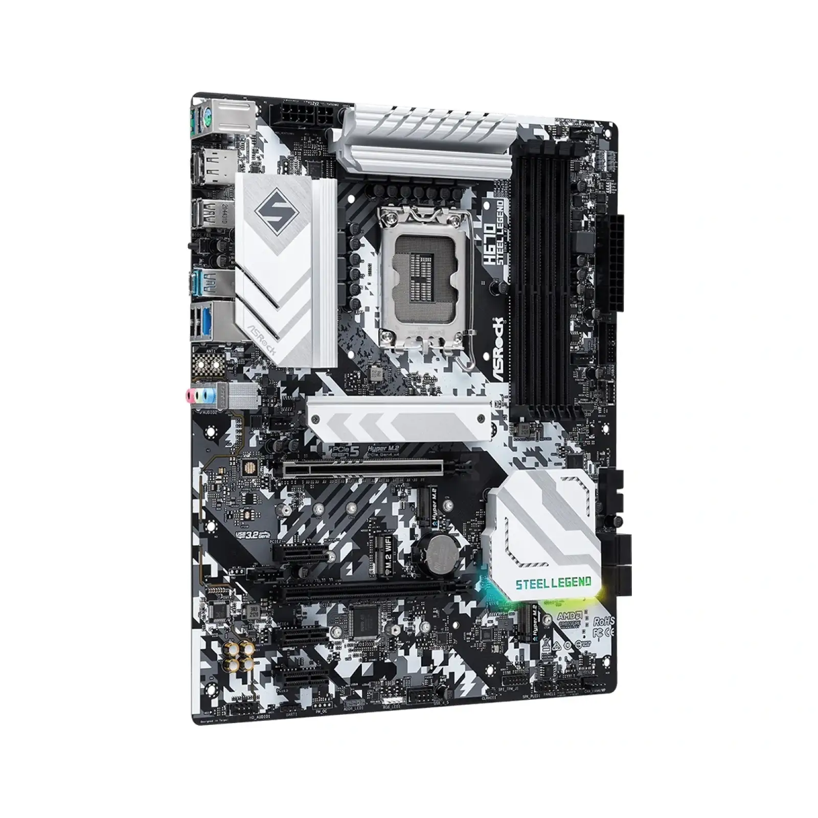 Материнська плата ASRock H670 Steel Legend Socket 1700 UA