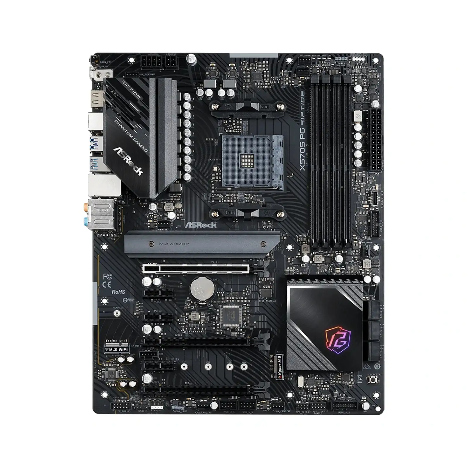 Материнська плата ASRock X570S PG Riptide Socket AM4 UA