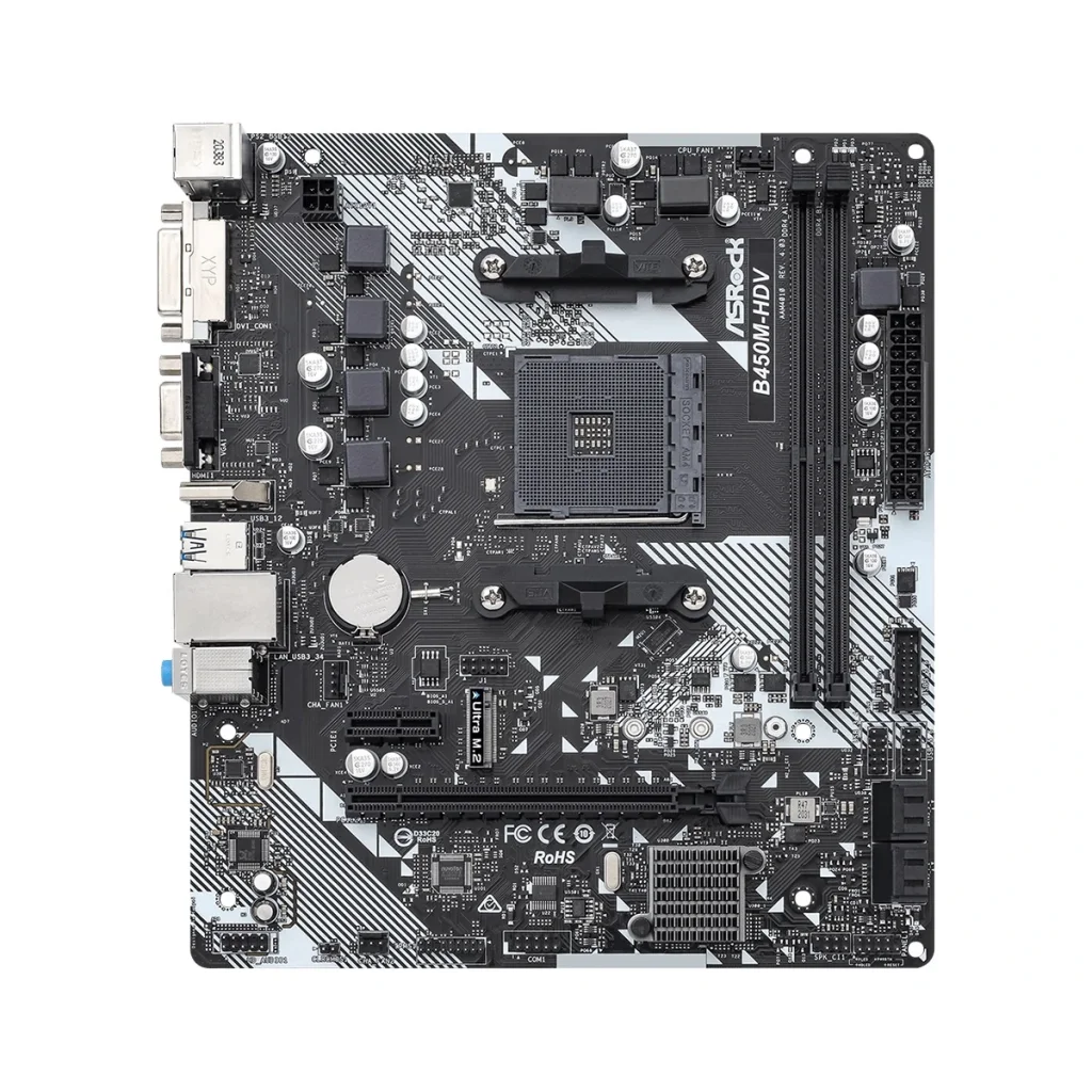 Материнська плата ASRock B450M-HDV R4.0 Socket AM4 UA