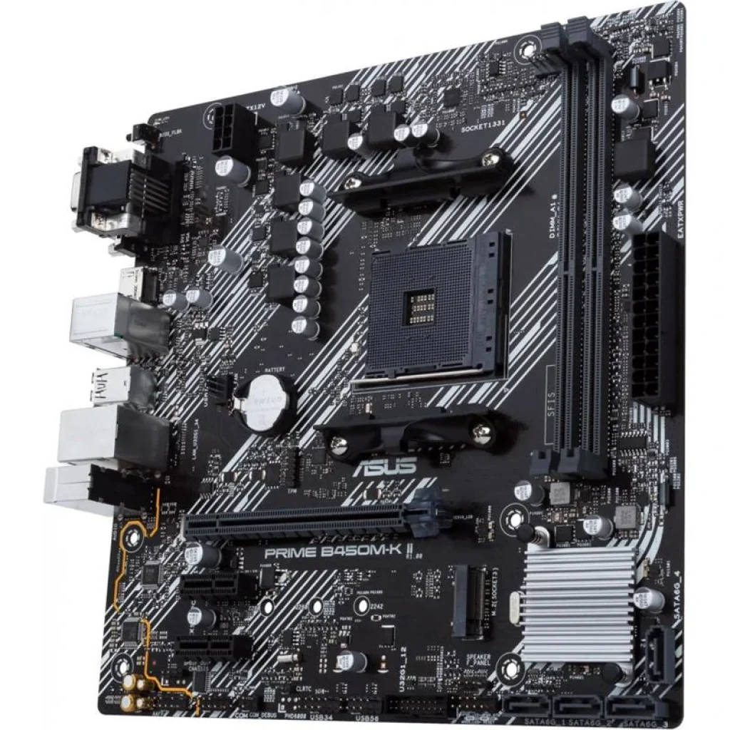 Материнская плата Asus Prime B450M-K II Socket AM4 UA