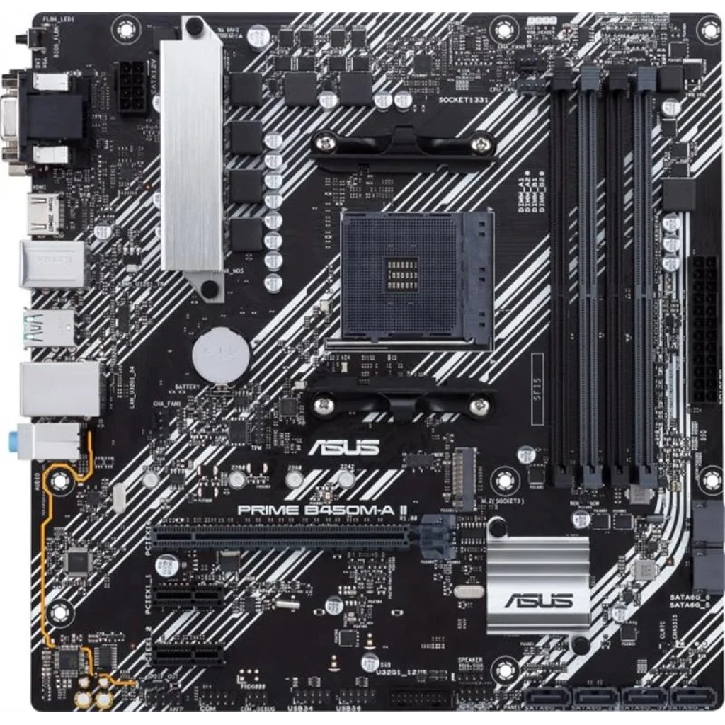 Материнская плата Asus Prime B450M-A II Socket AM4 UA