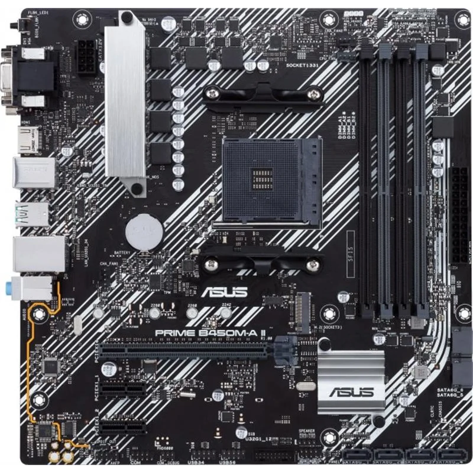 Материнская плата Asus Prime B450M-A II Socket AM4 UA