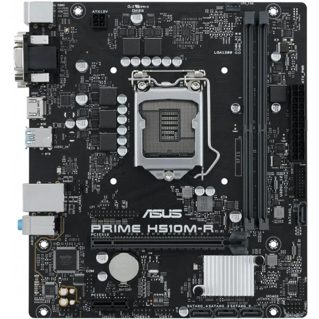 Материнская плата Asus Prime H510M-R-SI Socket 1200 UA