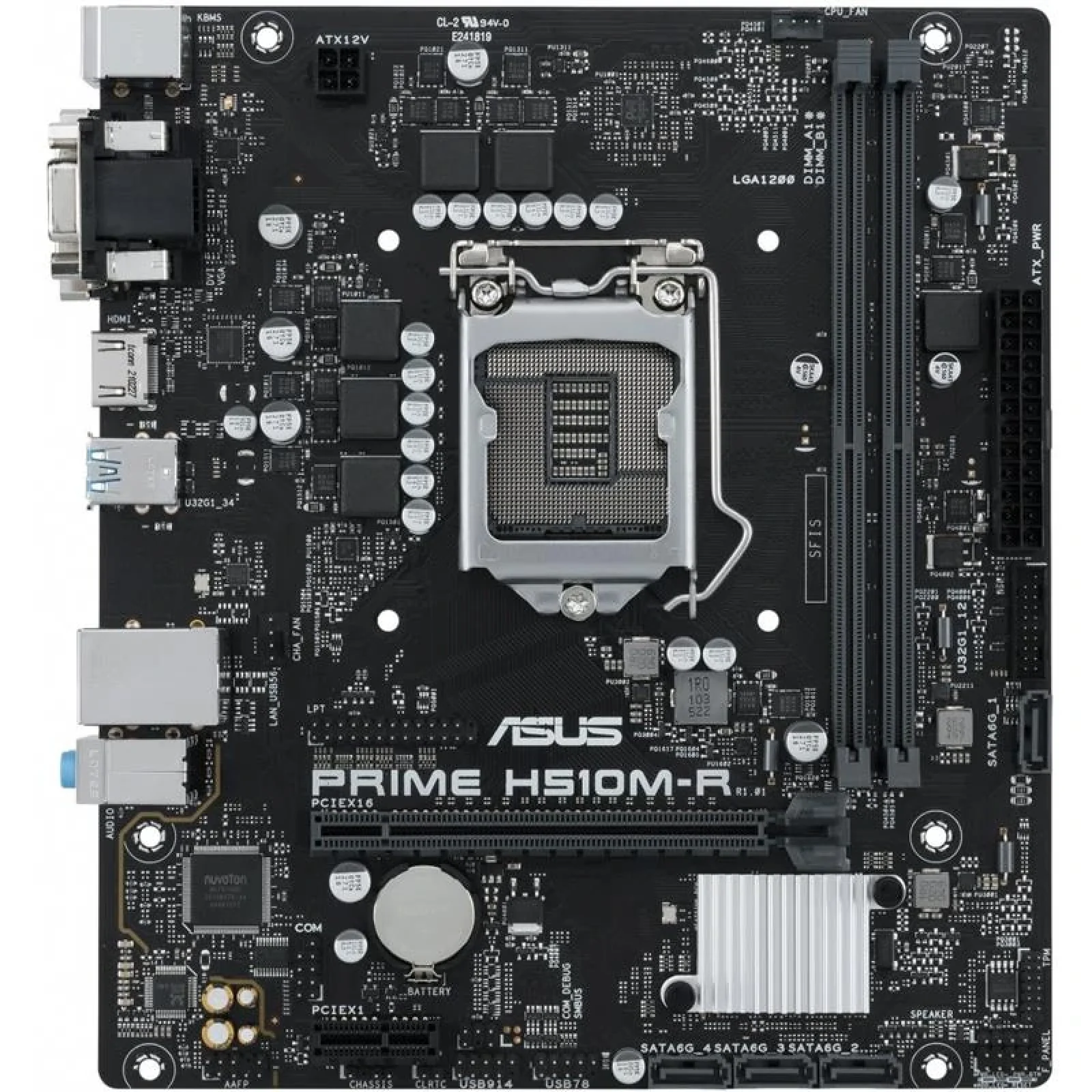 Материнська плата Asus Prime H510M-R-SI Socket 1200 UA