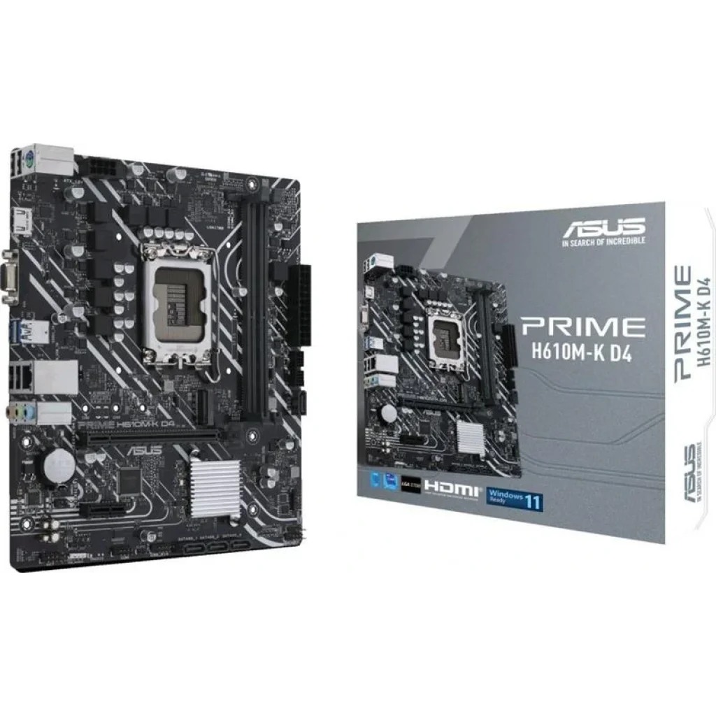 Материнская плата Asus Prime H610M-K D4 Socket 1700 UA