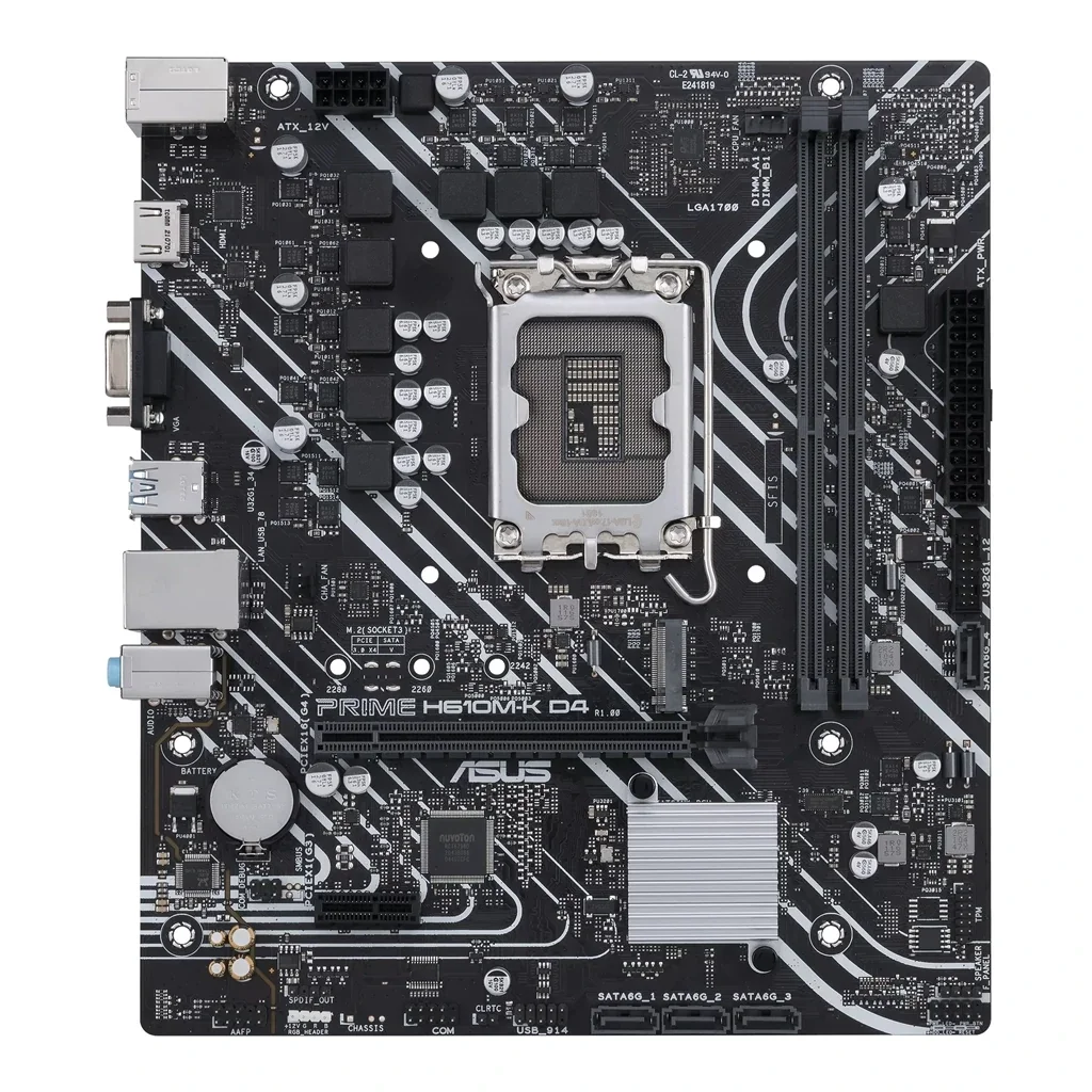 Материнская плата Asus Prime H610M-K D4 Socket 1700 UA