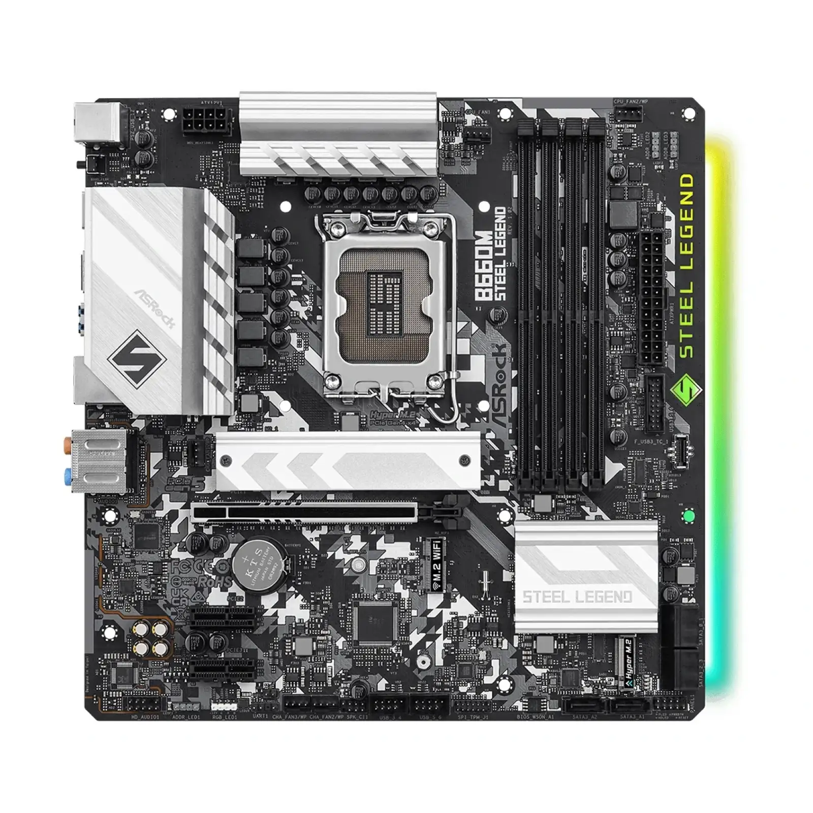 Материнська плата ASRock B660M Steel Legend Socket 1700 UA
