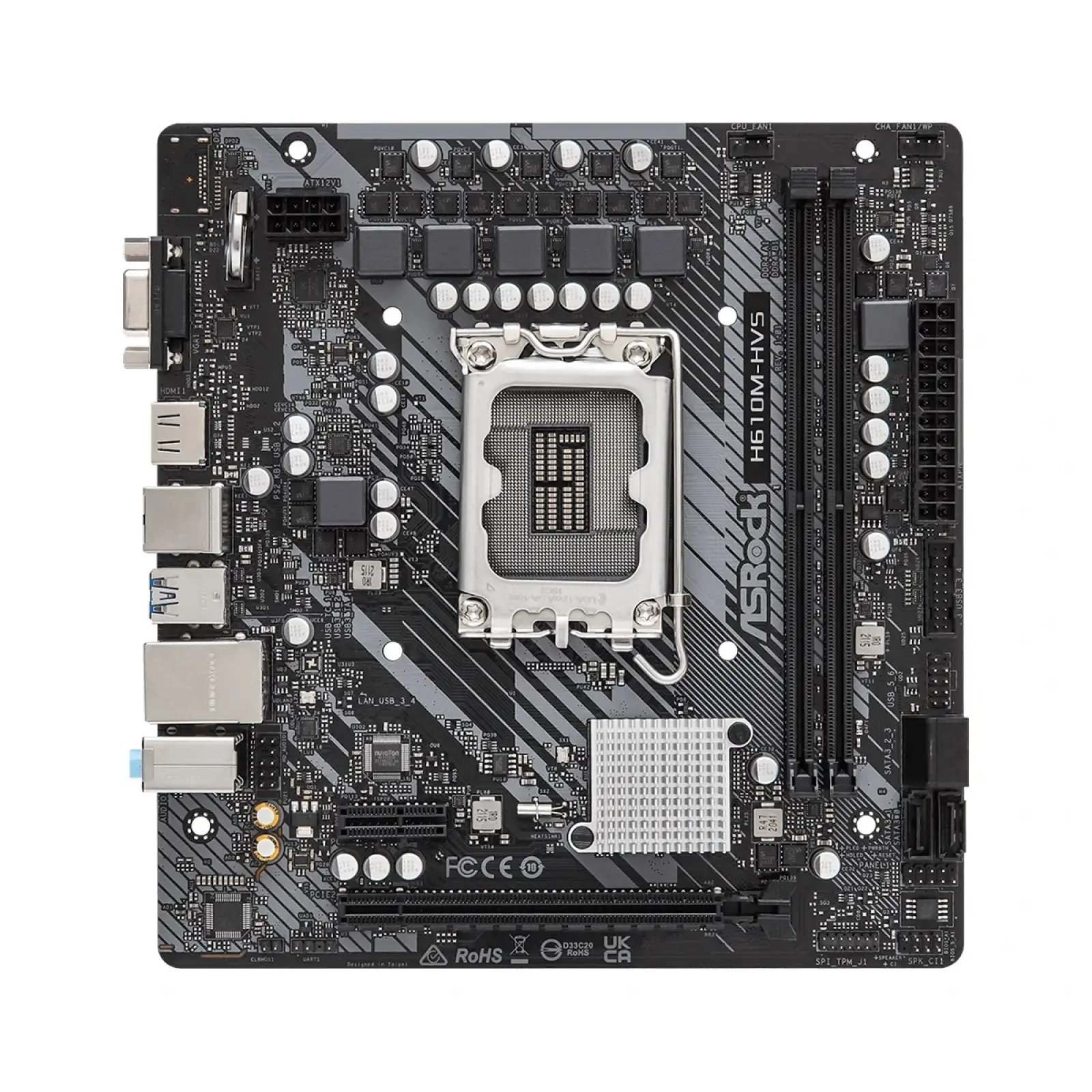 Материнська плата ASRock H610M-HVS Socket 1700 UA