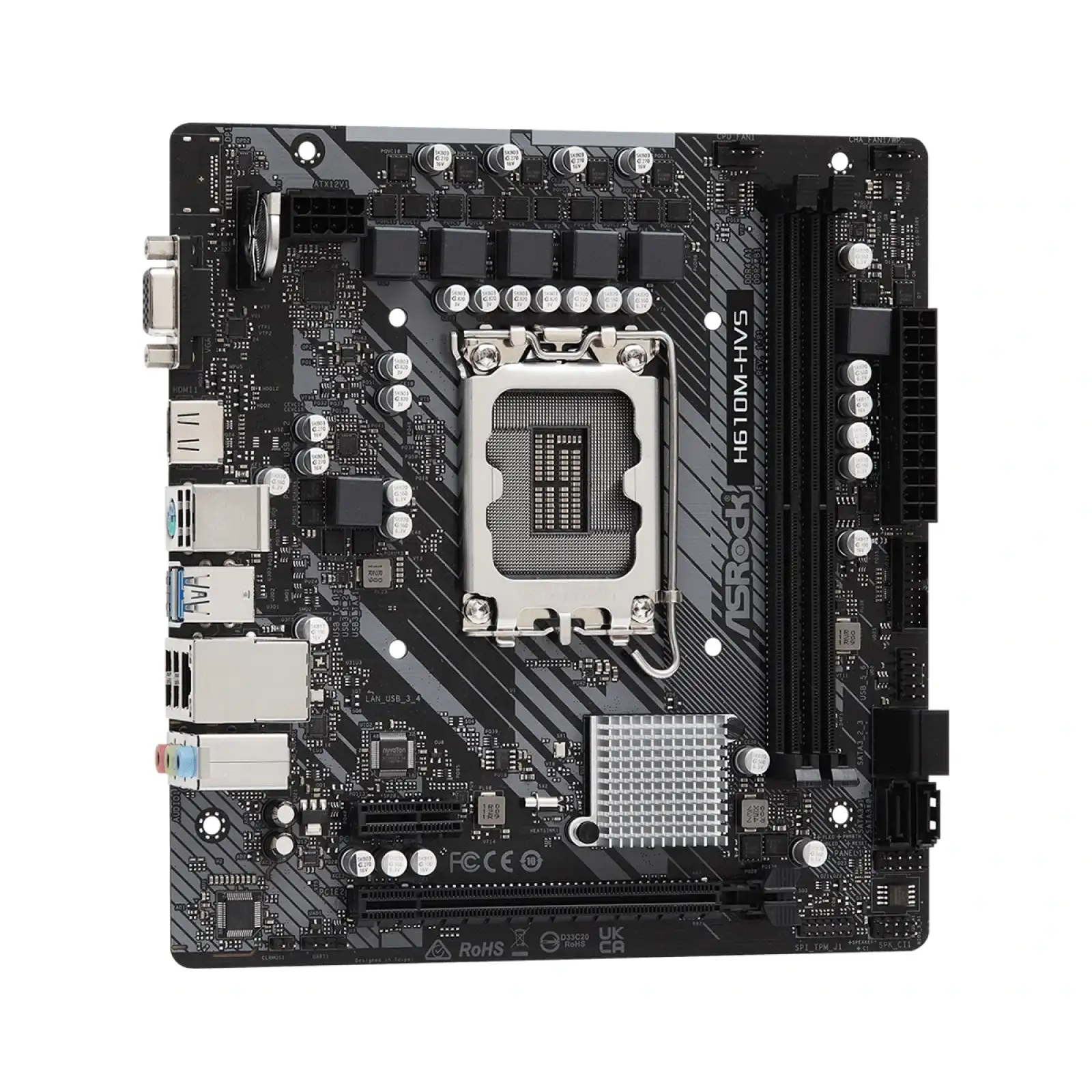 Материнська плата ASRock H610M-HVS Socket 1700 UA