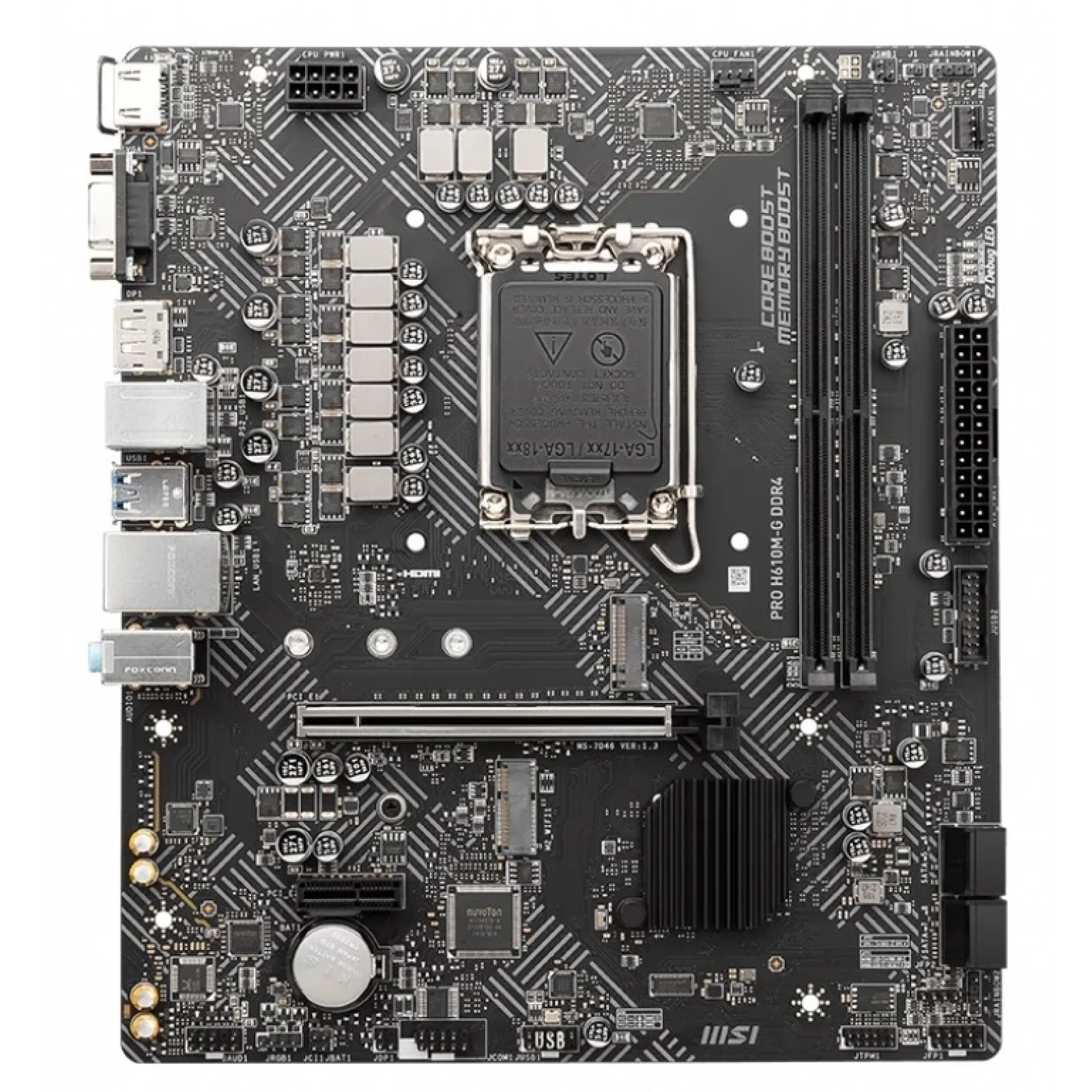 Материнська плата MSI Pro H610M-G DDR4 Socket 1700 UA