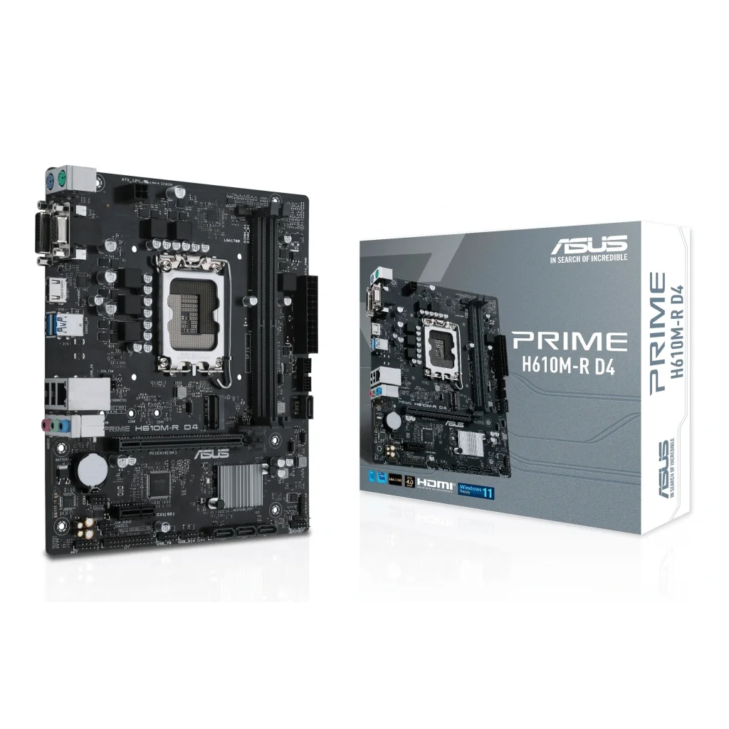 Материнская плата Asus Prime H610M-R D4-SI Socket 1700 UA