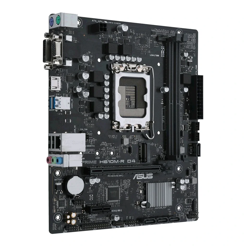 Материнская плата Asus Prime H610M-R D4-SI Socket 1700 UA