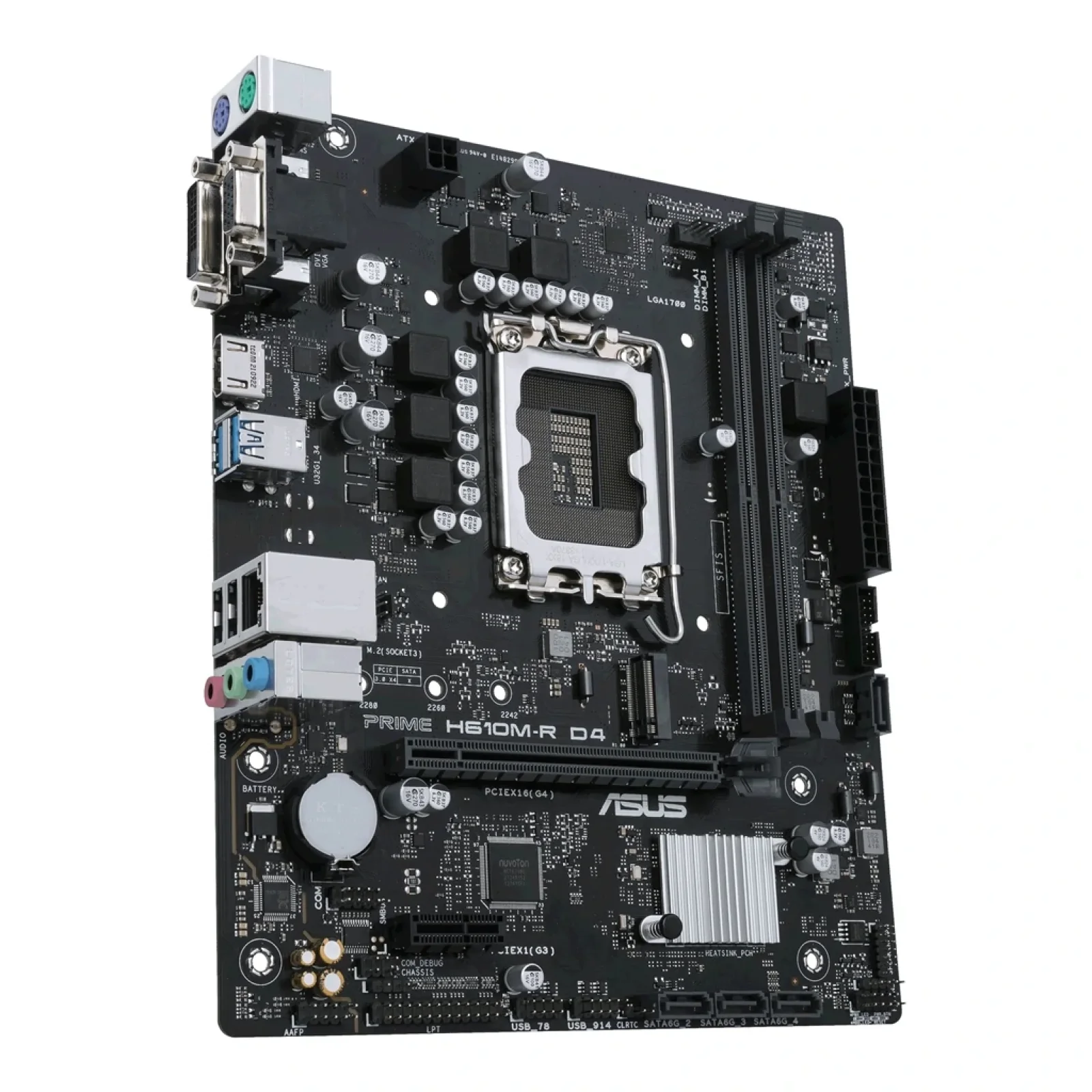 Материнська плата Asus Prime H610M-R D4-SI Socket 1700 UA