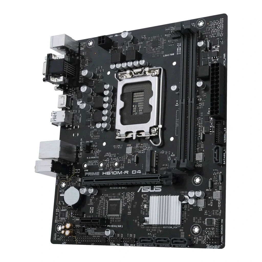 Материнская плата Asus Prime H610M-R D4-SI Socket 1700 UA