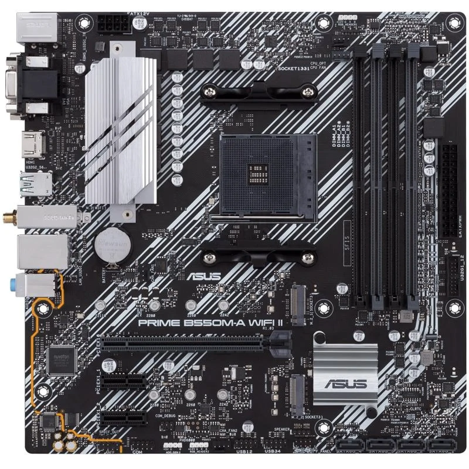 Материнская плата Asus Prime B550M-A WIFI II Socket AM4 UA