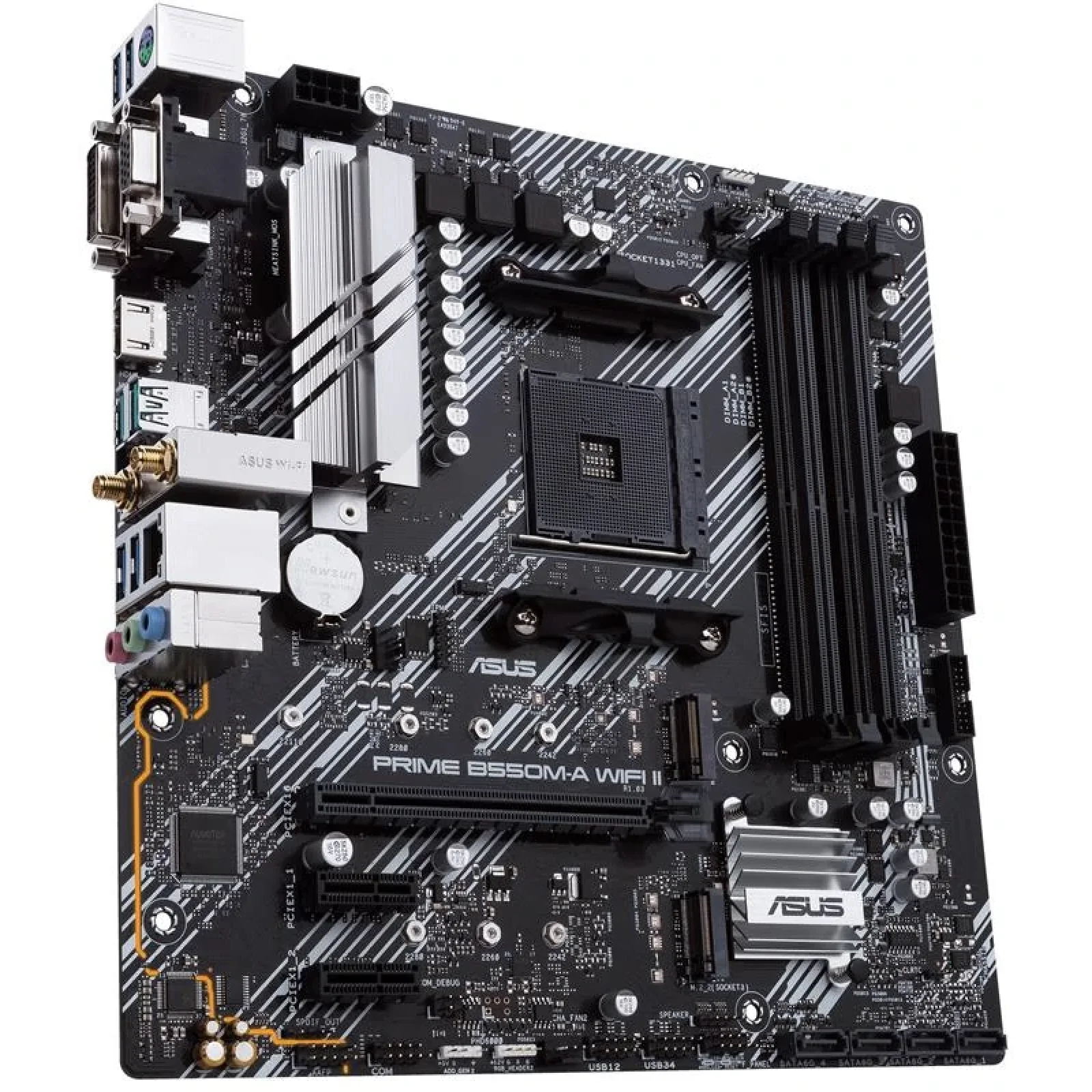 Материнская плата Asus Prime B550M-A WIFI II Socket AM4 UA